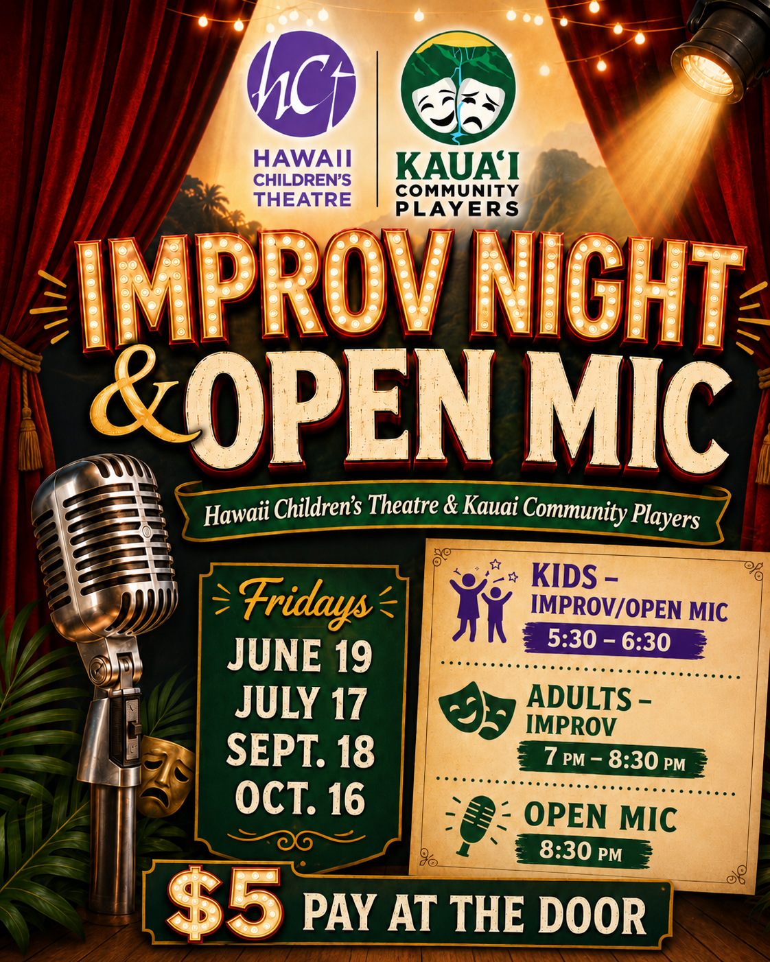 Improv & Open Mic Community Nights