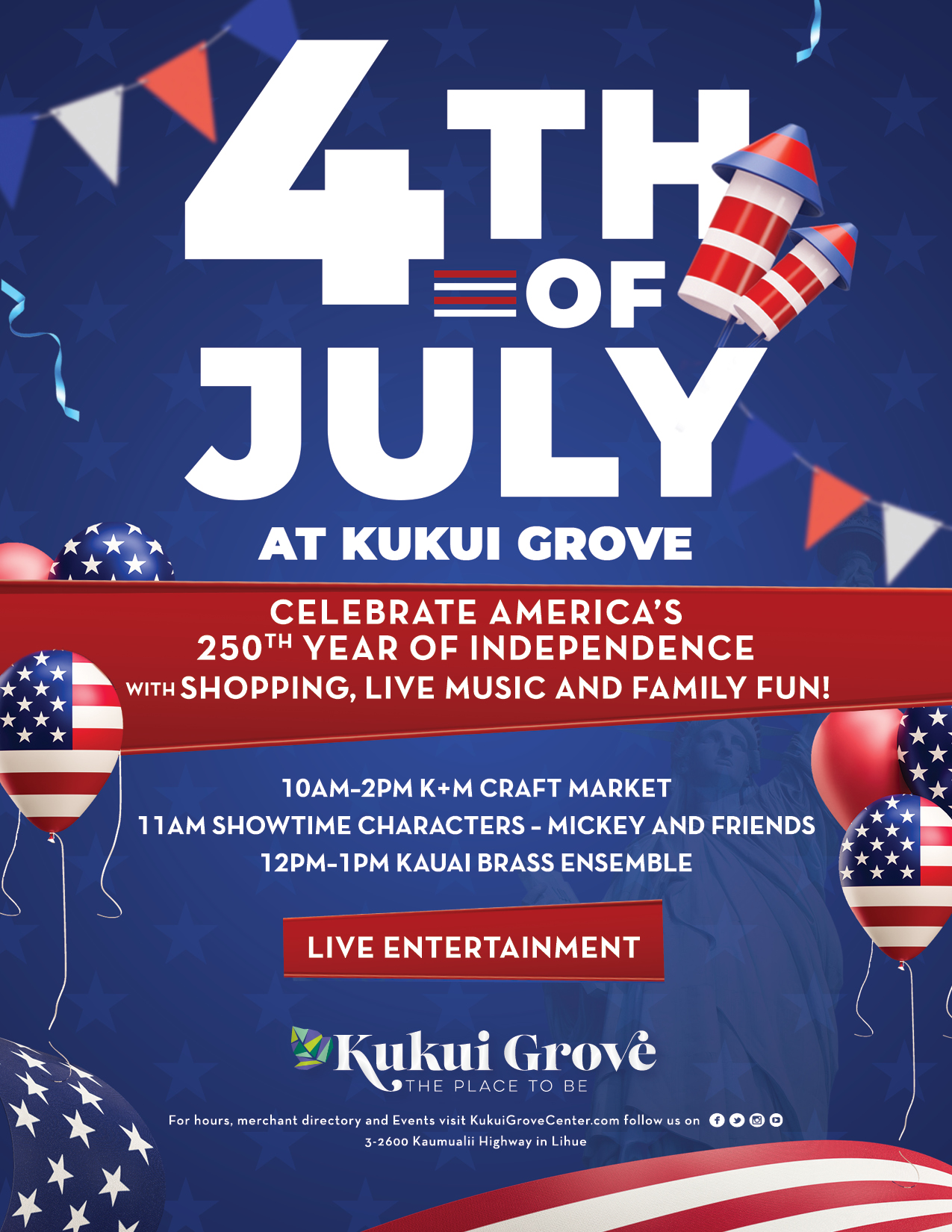 4th of July Celebration at Kukui Grove