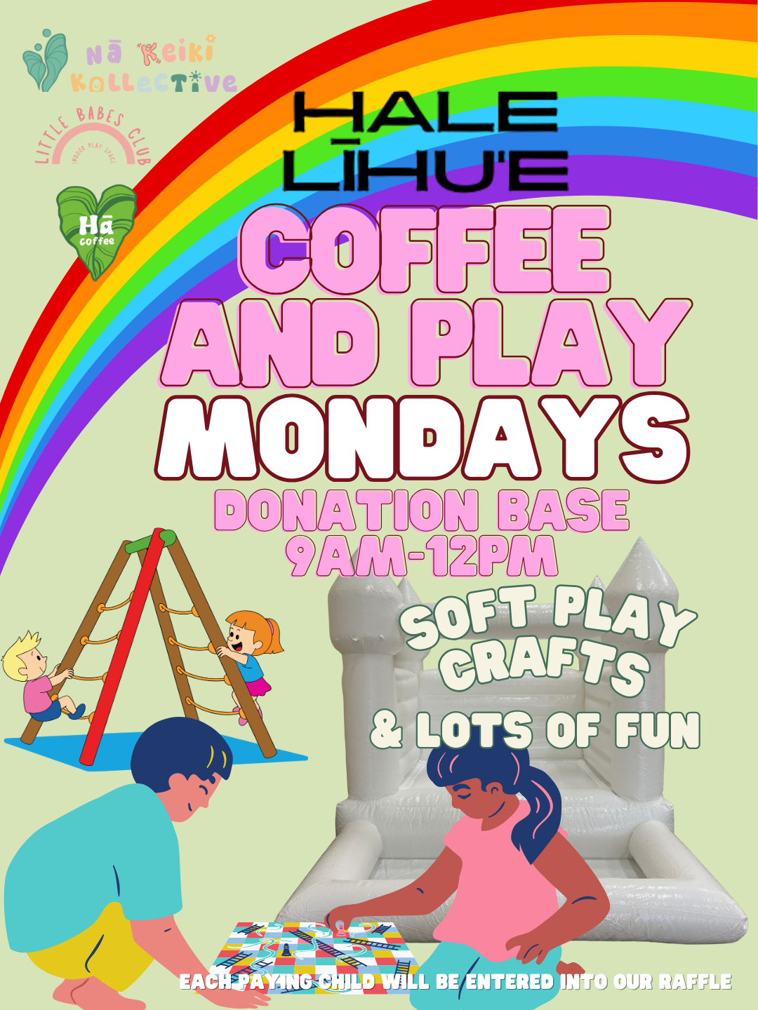 Coffee and Play for Keiki at Hale Līhuʻe x Hā Coffee